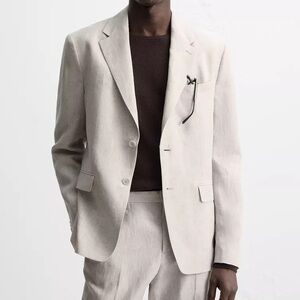 Zara Linen Blazer